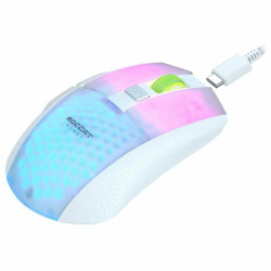 Roccat Burst Pro Air Bluetooth Gaming Maus - Weiß mit LED-Lichtern Maus & Mauspad