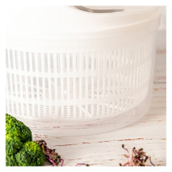 Centrifugeuse à salade Quid Ebano Blanc Plastique (22,5 cm) Other accessories and cookware