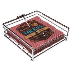 Porte-serviettes Versa Métal (6 x 18,5 x 18,5 cm) (7 x 18,5 x 18,5 cm)  Autres accessoires et ustensiles de cuisine