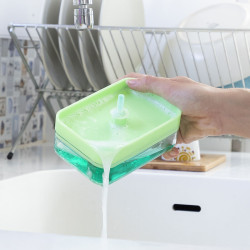 Distributeur de Liquide Vaisselle2 en 1 Pushoap InnovaGoods InnovaGoods