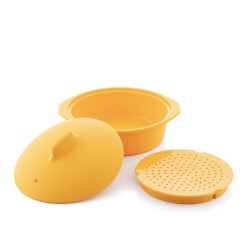 Cuiseur à Vapeur en Silicone Multifonction avec Recettes Silicotte InnovaGoods Other accessories and cookware
