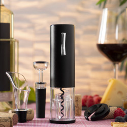 Cavatappi Elettrico Ricaricabile con Accessori per Vino Corklux InnovaGoods InnovaGoods