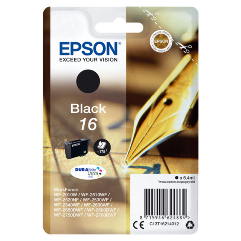 Cartouche d'Encre Compatible Epson T1621 Noir Original ink cartridges