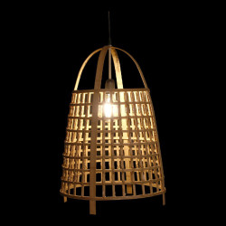 Suspension DKD Home Decor Rotin (42 x 42 x 63 cm) Lampen