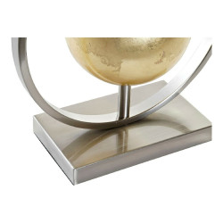 DKD Home Decor Tischlampe Silber-Gold-Weiß Metall 40x22x64cm 220V 60W (8424001806843)  Lampes