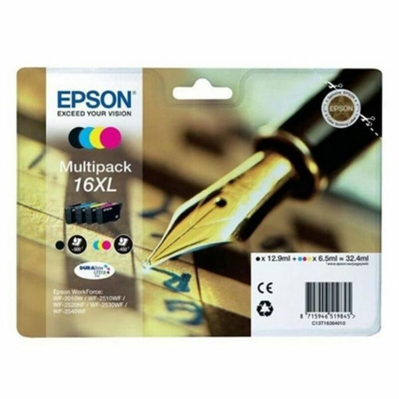 Cartouche d'Encre Compatible Epson T16XL Noir Cyan Magenta Jaune Original-Tintenpatronen