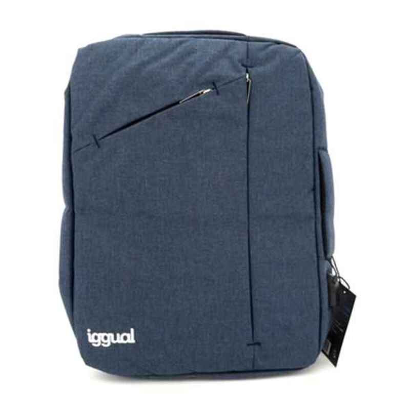 Sacoche pour Portable iggual Adaptative Work 15,6 Imperméable Anti-vol Bleu Handkoffer und Taschen