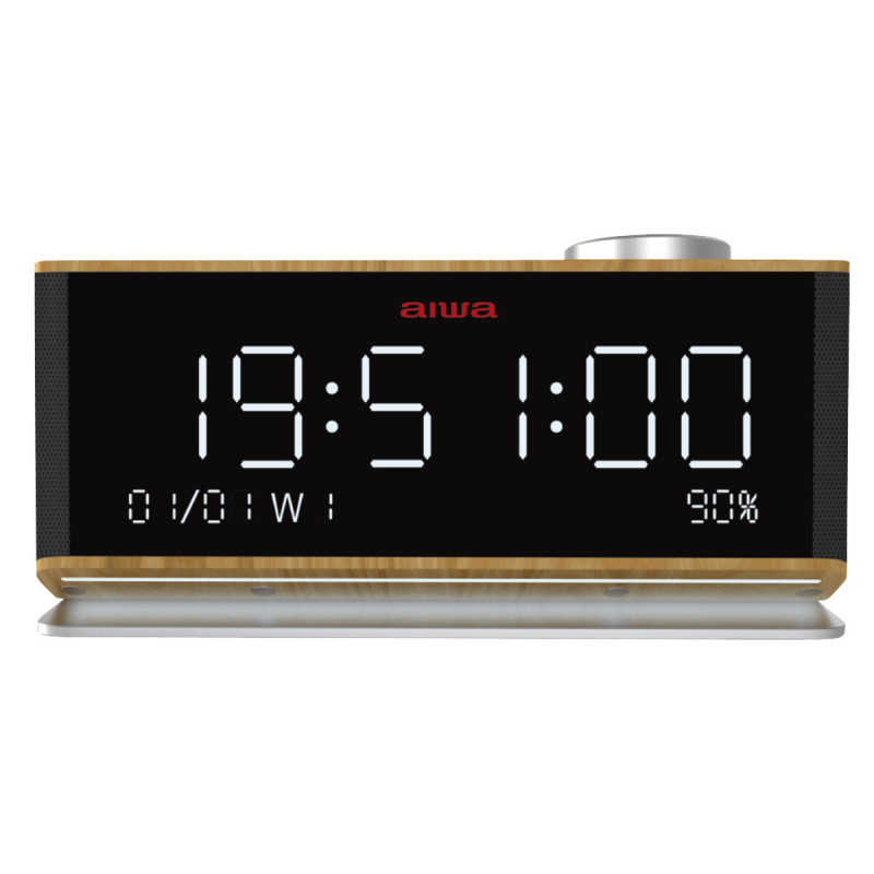 Radio-réveil Aiwa CR90BT Bois Alarm clock radios