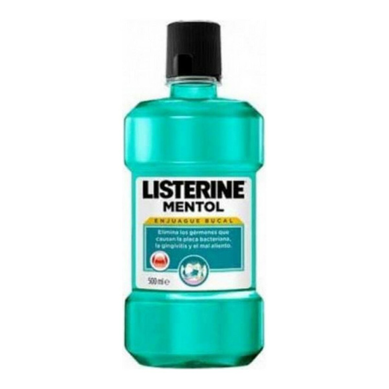 Bain de Bouche Listerine Mentol (500 ml)  Hygiène buccale