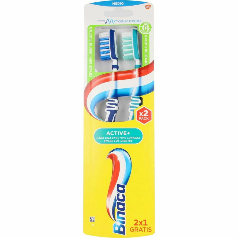 Brosse à Dents Interdentaire Binaca Active (2 uds) Oral hygiene