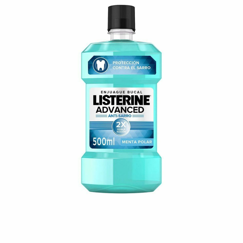 Bain de Bouche Listerine Advanced Anti-Tartre (500 ml)  Hygiène buccale