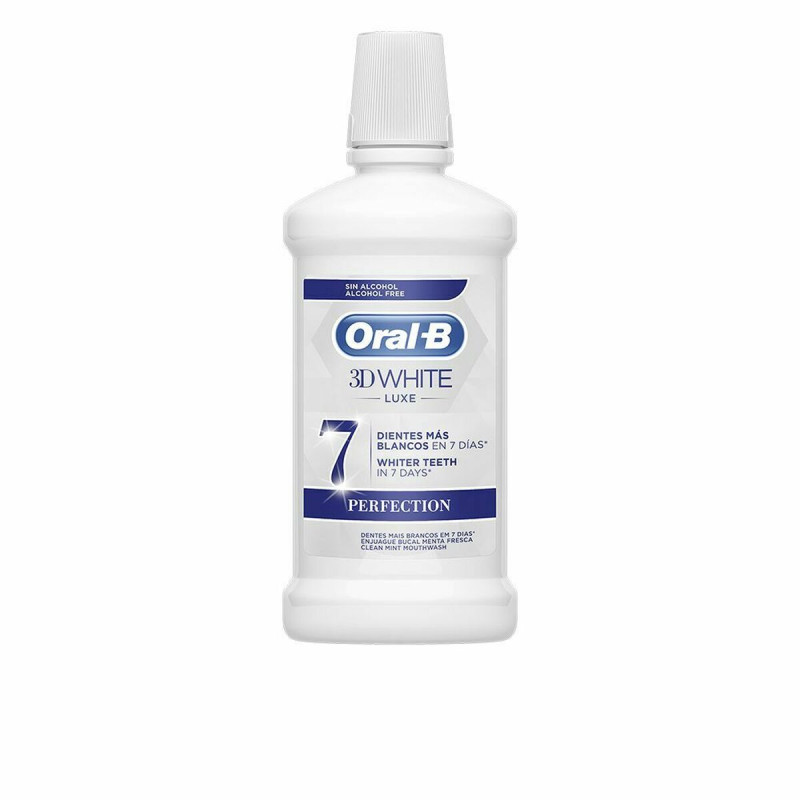 Bain de Bouche Oral-B 3D White Luxe Agent de blanchiment (500 ml) Oral-B
