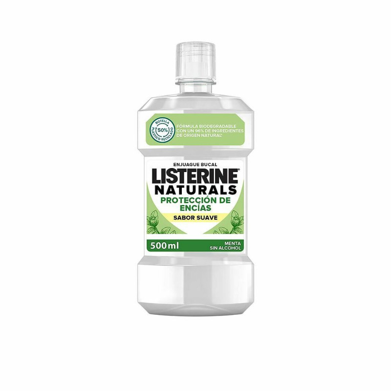 Bain de Bouche Listerine Naturals Gencives Saines (500 ml)  Hygiène buccale