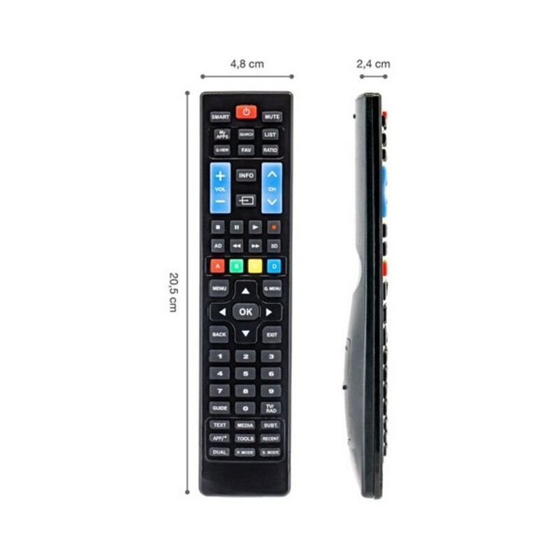 Télécommande pour Smart TV Ewent EW1575 Noir Remote Controls