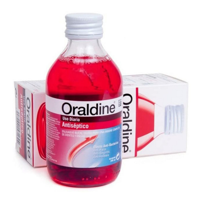 Bain de Bouche Oraldine Antiseptique (200 ml)  Hygiène buccale