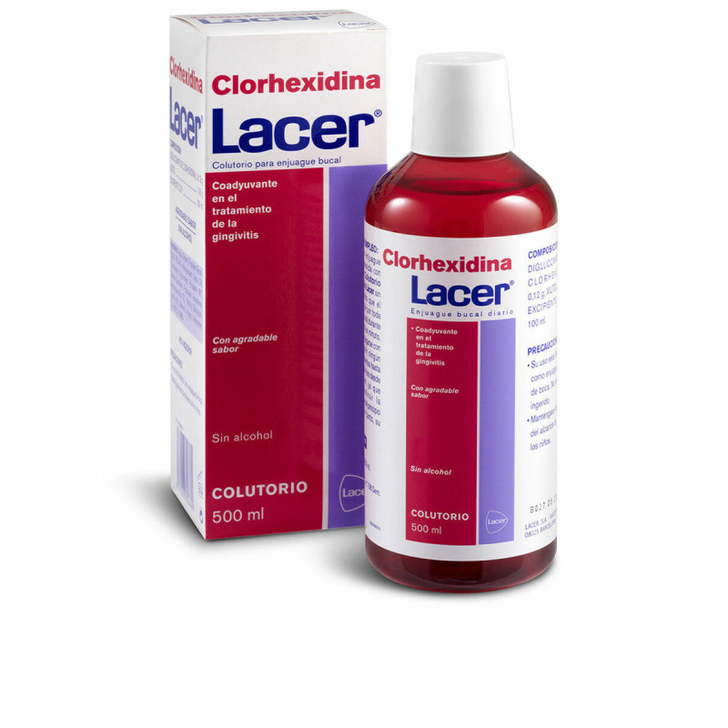 Bain de Bouche Lacer Clorhexidina (500 ml) (Parapharmacie)  Hygiène buccale