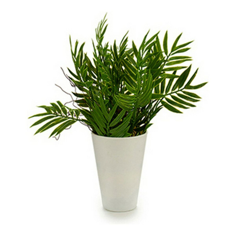Pot Blanc Vert Plastique 13 x 25 x 13 cm Gardening
