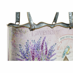 Lila Lavendel Blumentopf von DKD Home Decor - Shabby Chic Metall (29x13,5x38,5cm) Gardening
