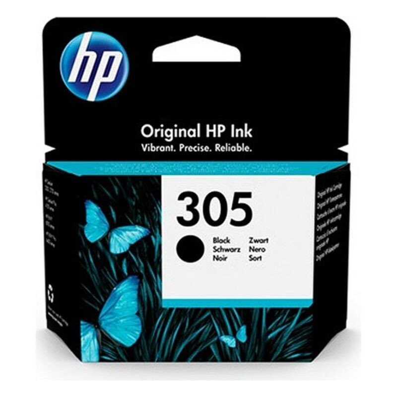 HP 305 Original Ink Cartridge - Genuine and Reliable Ink Solution  Cartouches d'encre originale