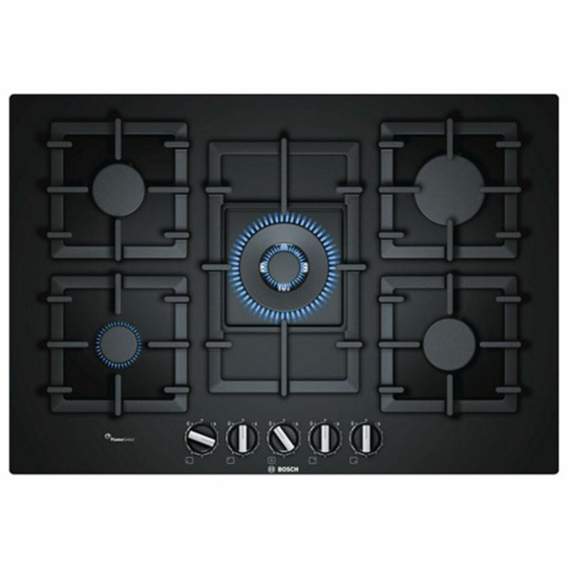 BOSCH Gas Hob with 11500W Power and 75cm Width - PPQ7A6B90 Stoves and hobs
