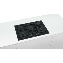 BOSCH Gas Hob with 11500W Power and 75cm Width - PPQ7A6B90 Stoves and hobs