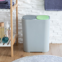 Doppelter Abfallbehälter InnovaGoods Bincle - Platzsparende Lösung für Mülltrennung. Weiteres Zubehör und Kochgeschirr