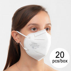 copy of Máscara de Proteção Respiratória FFP2 NR LY-N900-N909 (Pack de 20) BigBuy Wellness