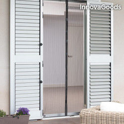 Fliegengitter Tür, Insektenschutztür Magnet für Balkon, Fenster, Terrrassentür InnovaGoods Schädlingsschutz