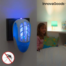 Prise Anti-moustiques avec LED Ultraviolet InnovaGoods  Répulsifs