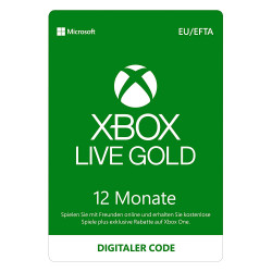 Microsoft Xbox Live Gold Membership 6 Months Download Code Software